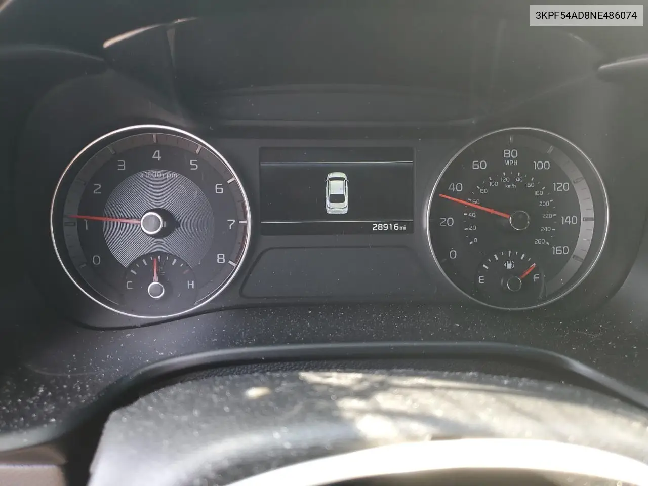 2022 Kia Forte Gt Line VIN: 3KPF54AD8NE486074 Lot: 62958785