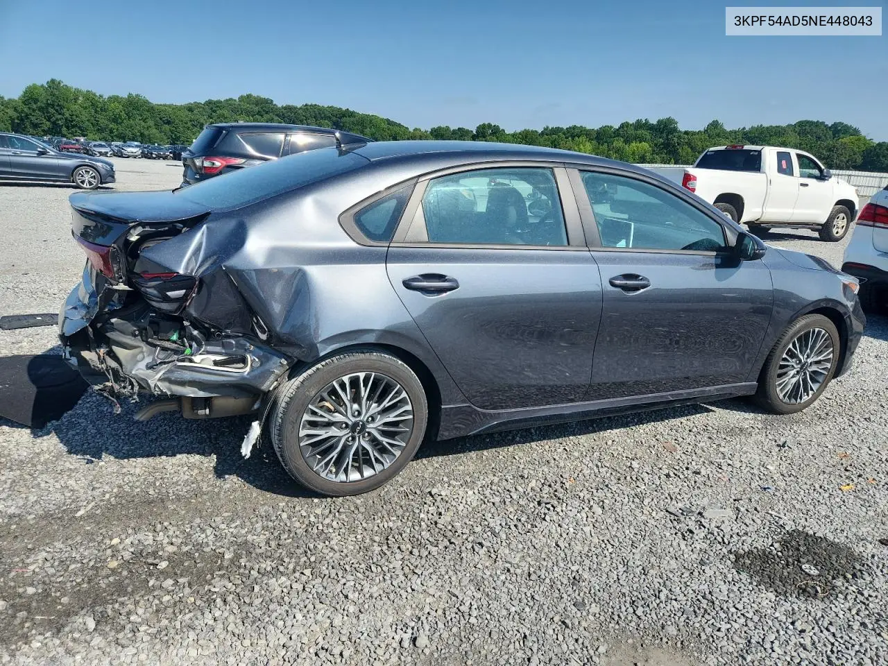 2022 Kia Forte Gt Line VIN: 3KPF54AD5NE448043 Lot: 63022985