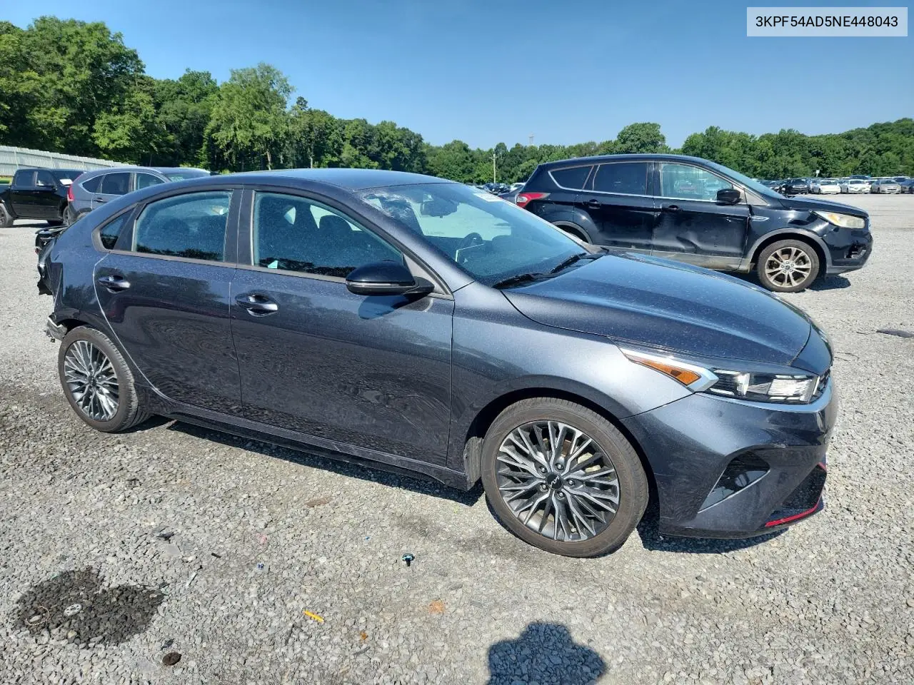 2022 Kia Forte Gt Line VIN: 3KPF54AD5NE448043 Lot: 63022985