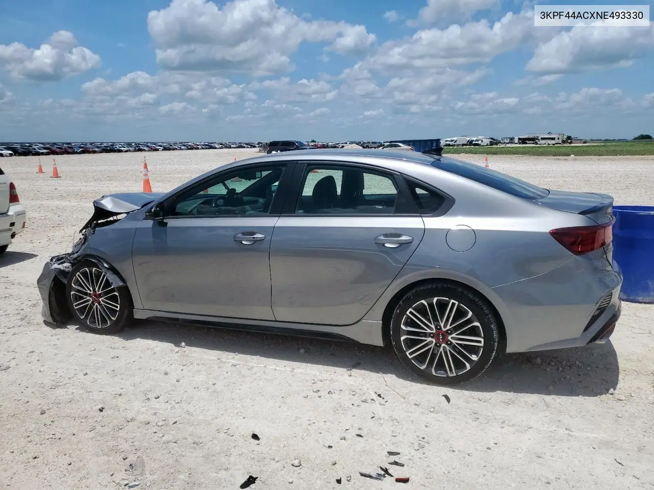 2022 Kia Forte Gt VIN: 3KPF44ACXNE493330 Lot: 63059145