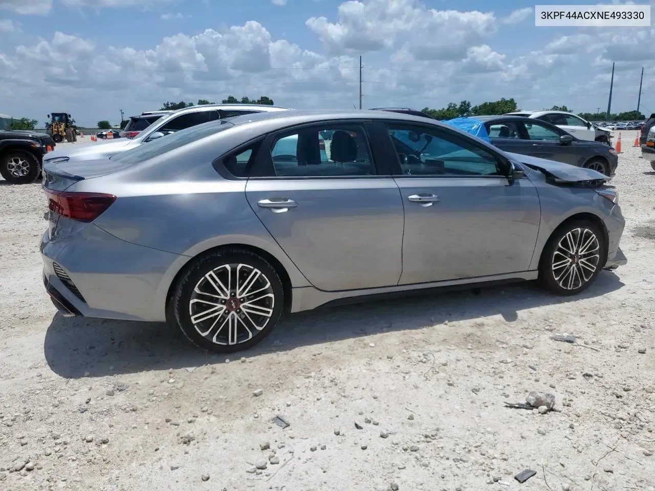 2022 Kia Forte Gt VIN: 3KPF44ACXNE493330 Lot: 63059145