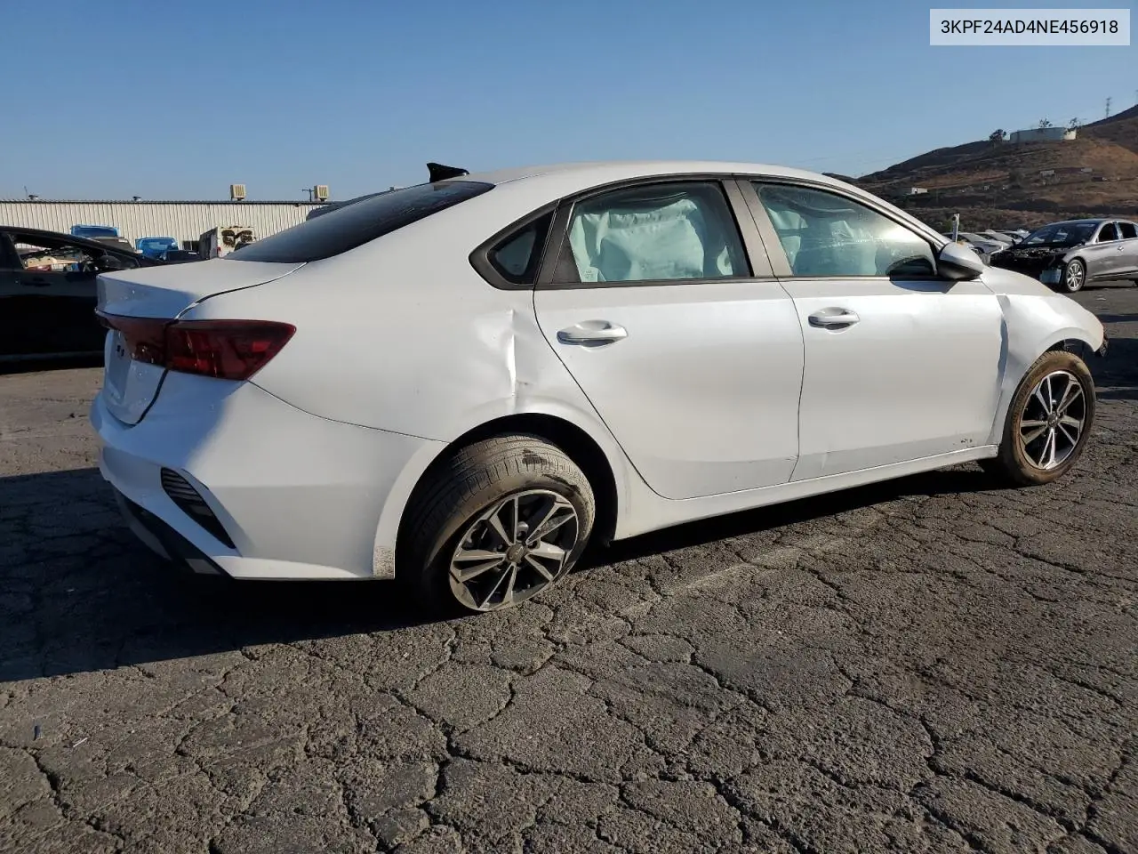 2022 Kia Forte Fe VIN: 3KPF24AD4NE456918 Lot: 65830875