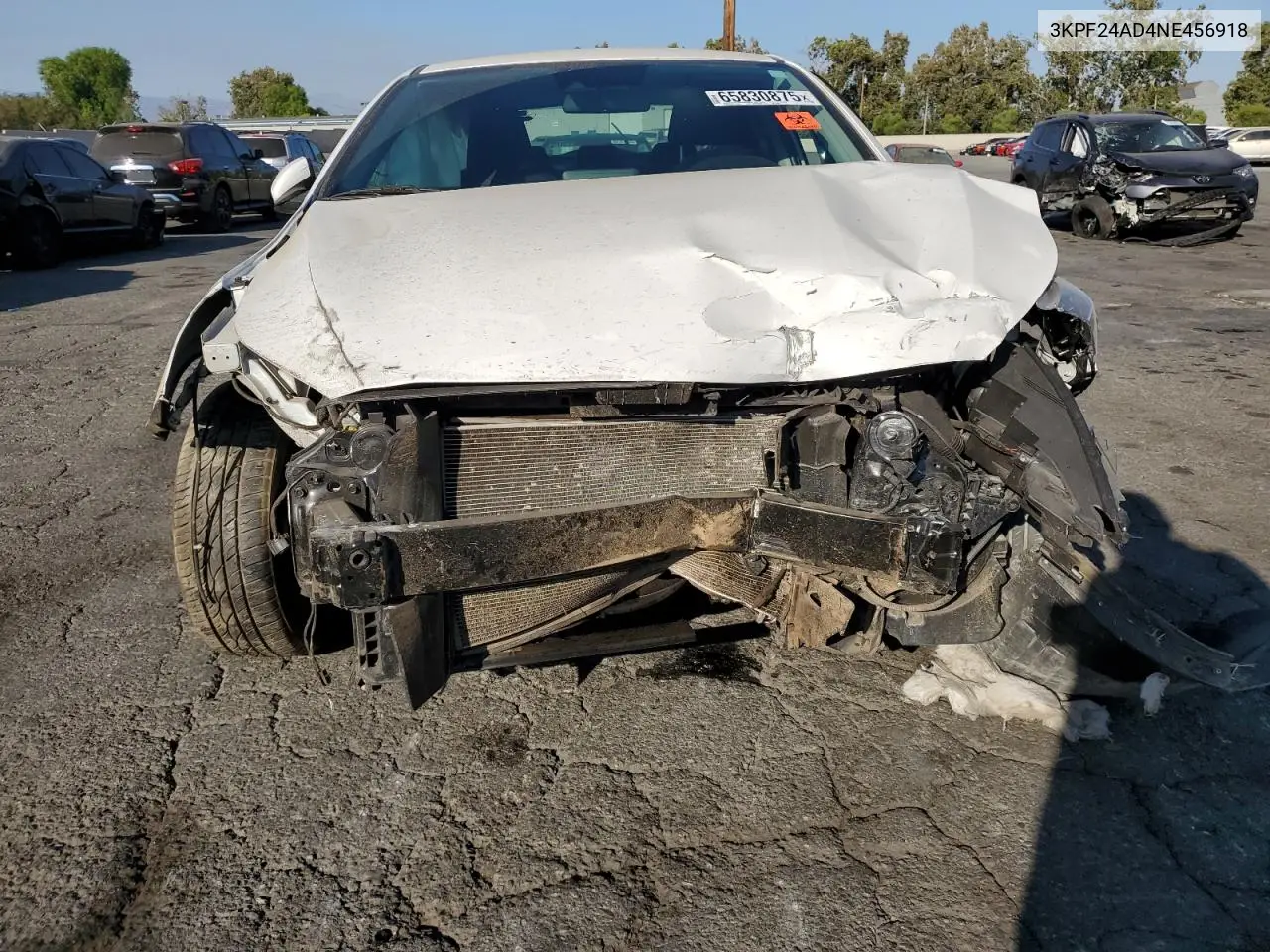 2022 Kia Forte Fe VIN: 3KPF24AD4NE456918 Lot: 65830875
