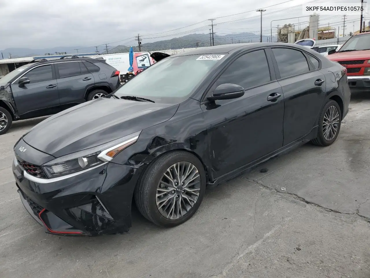 2023 Kia Forte Gt Line VIN: 3KPF54AD1PE610575 Lot: 52542965