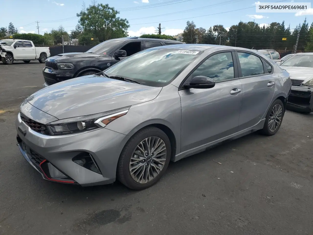 2023 Kia Forte Gt Line VIN: 3KPF54AD9PE669681 Lot: 56184225