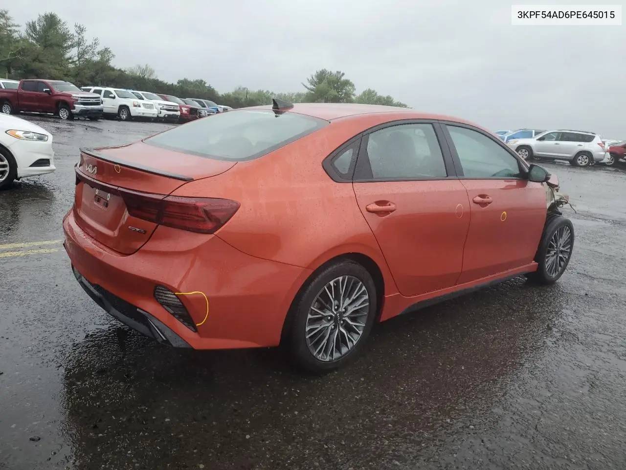 2023 Kia Forte Gt Line VIN: 3KPF54AD6PE645015 Lot: 56632935