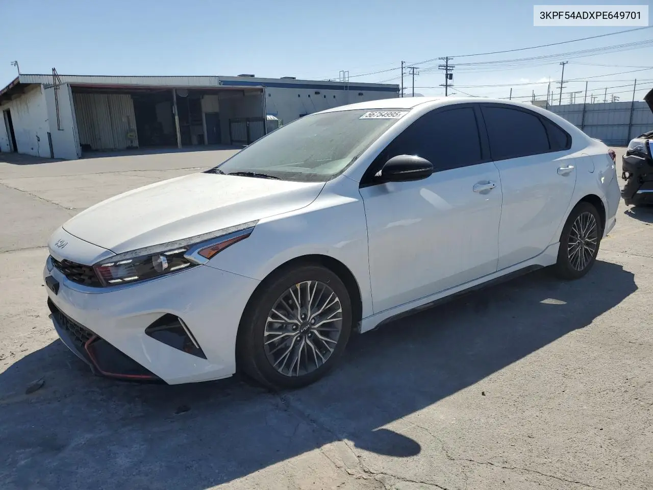 2023 Kia Forte Gt Line VIN: 3KPF54ADXPE649701 Lot: 56754995