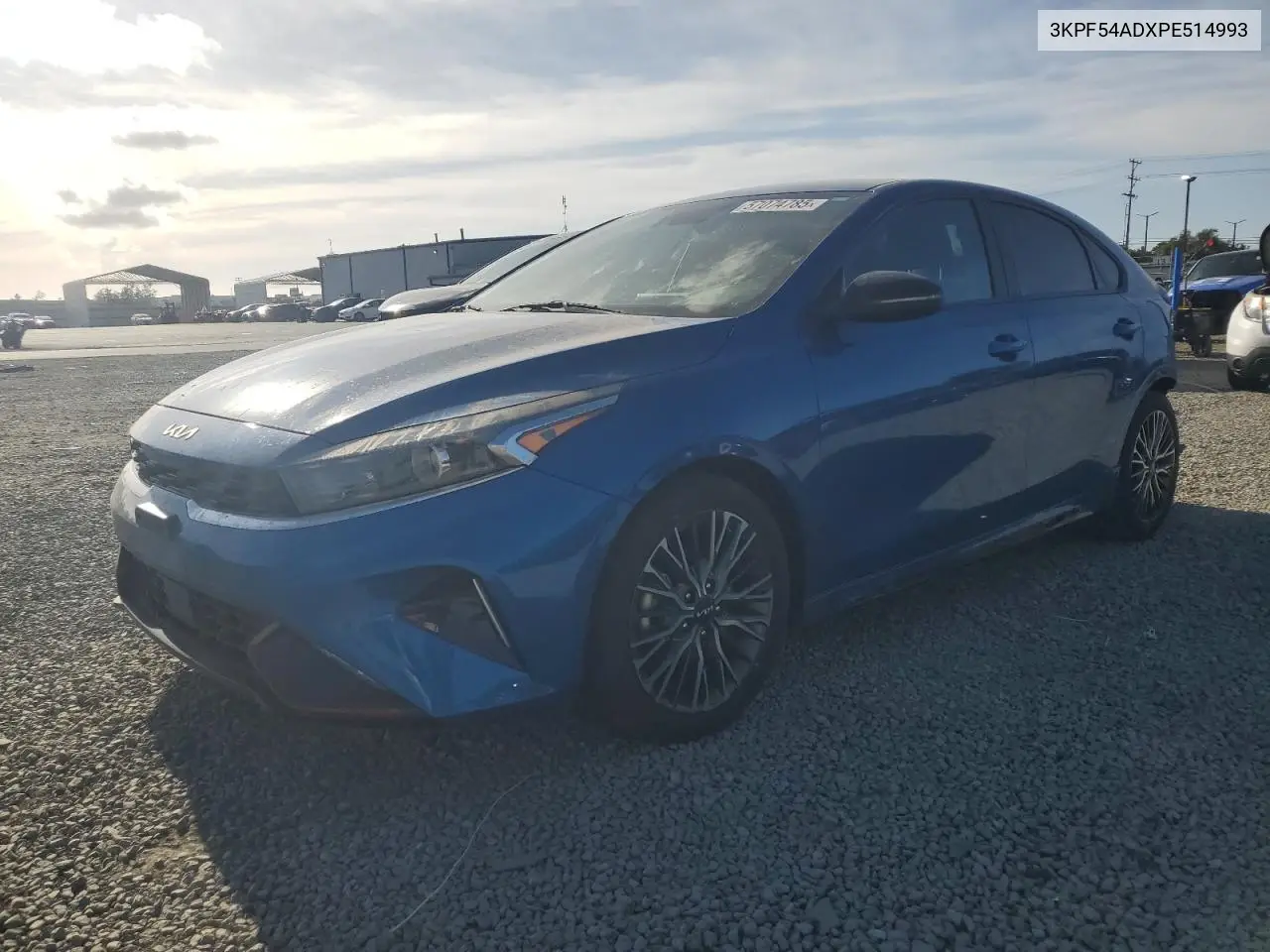 2023 Kia Forte Gt Line VIN: 3KPF54ADXPE514993 Lot: 57074785
