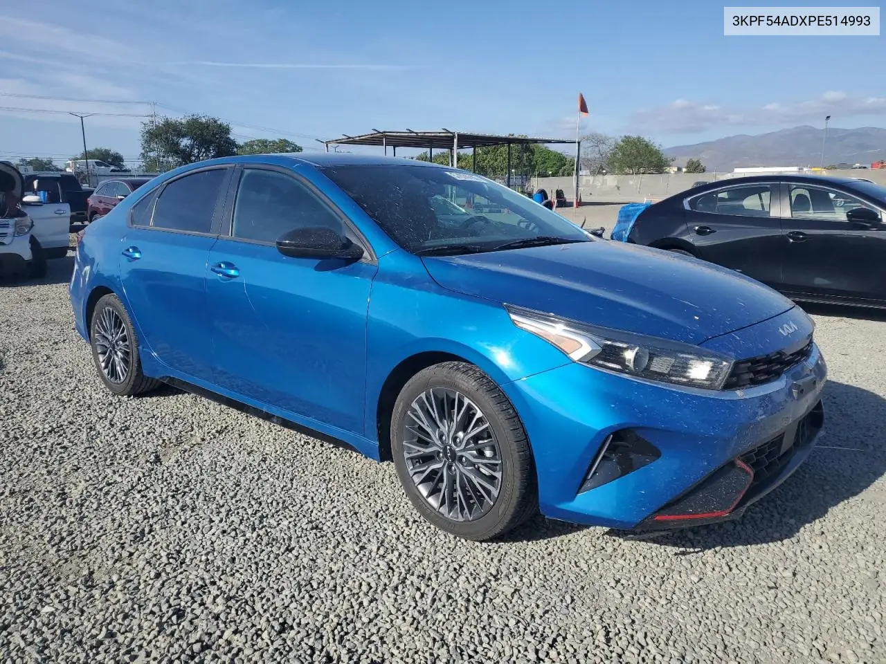 2023 Kia Forte Gt Line VIN: 3KPF54ADXPE514993 Lot: 57074785