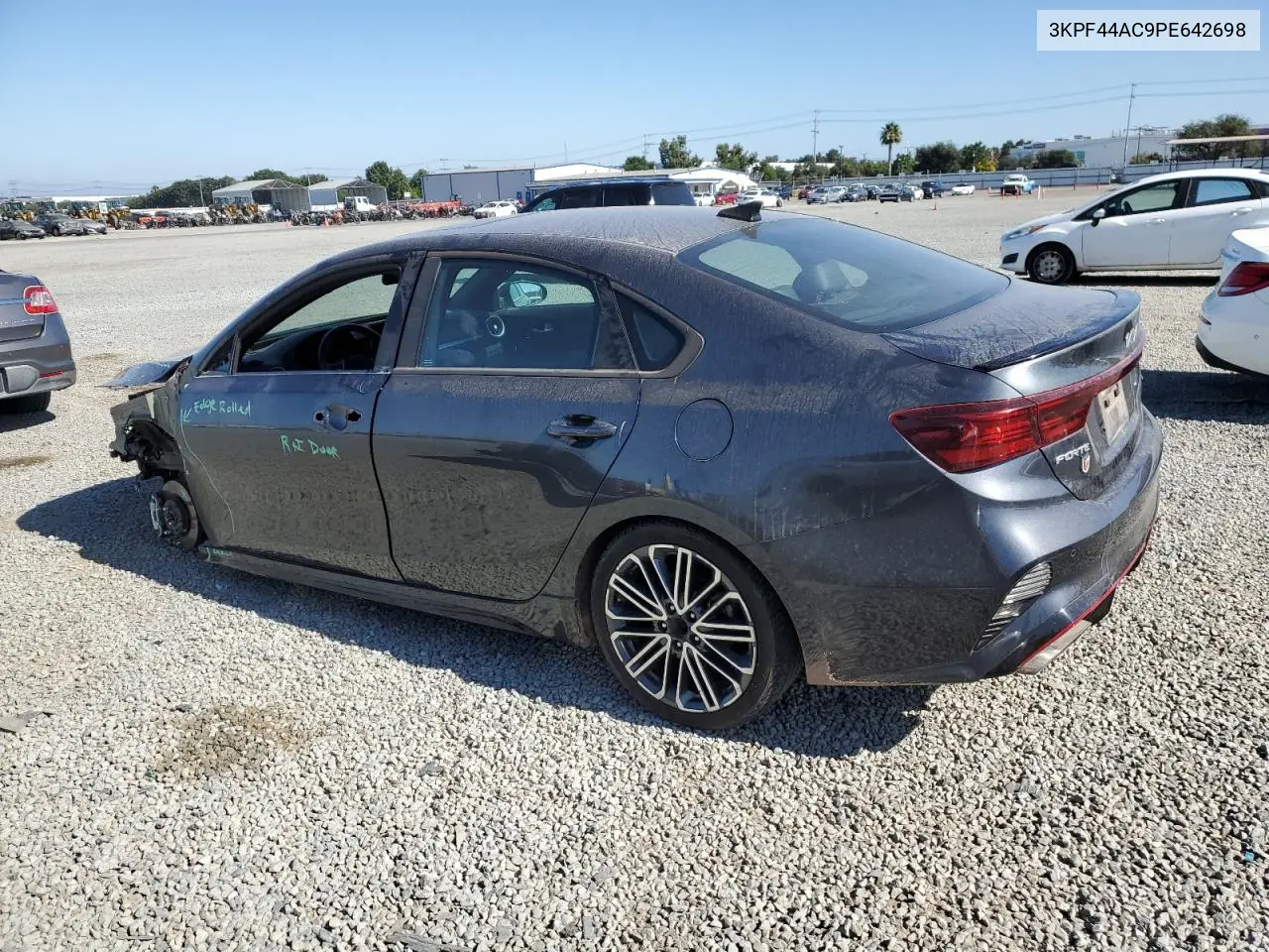 2023 Kia Forte Gt VIN: 3KPF44AC9PE642698 Lot: 62264435