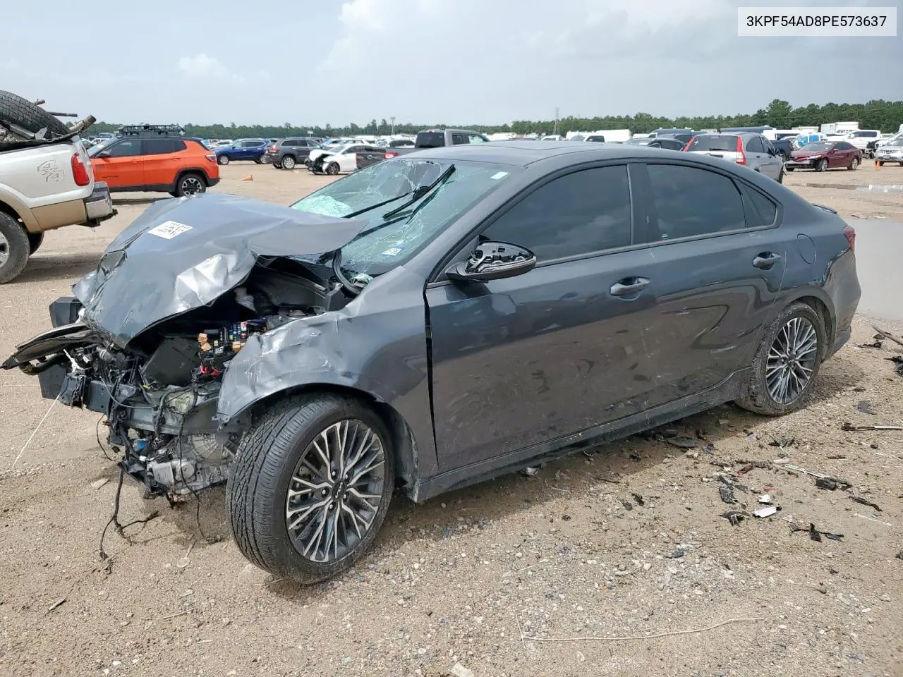 2023 Kia Forte Gt Line VIN: 3KPF54AD8PE573637 Lot: 62354835