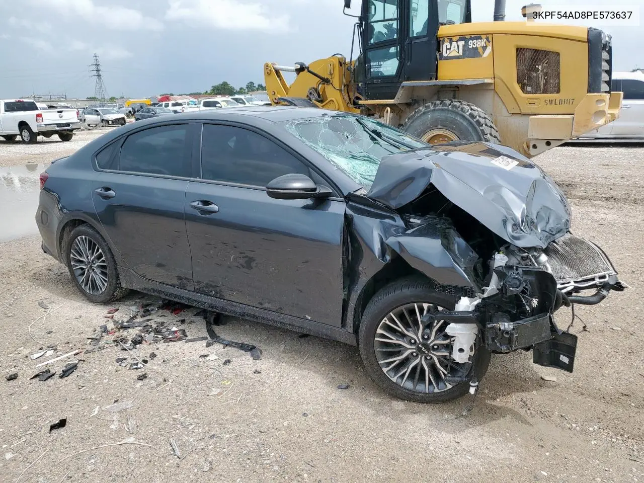 2023 Kia Forte Gt Line VIN: 3KPF54AD8PE573637 Lot: 62354835