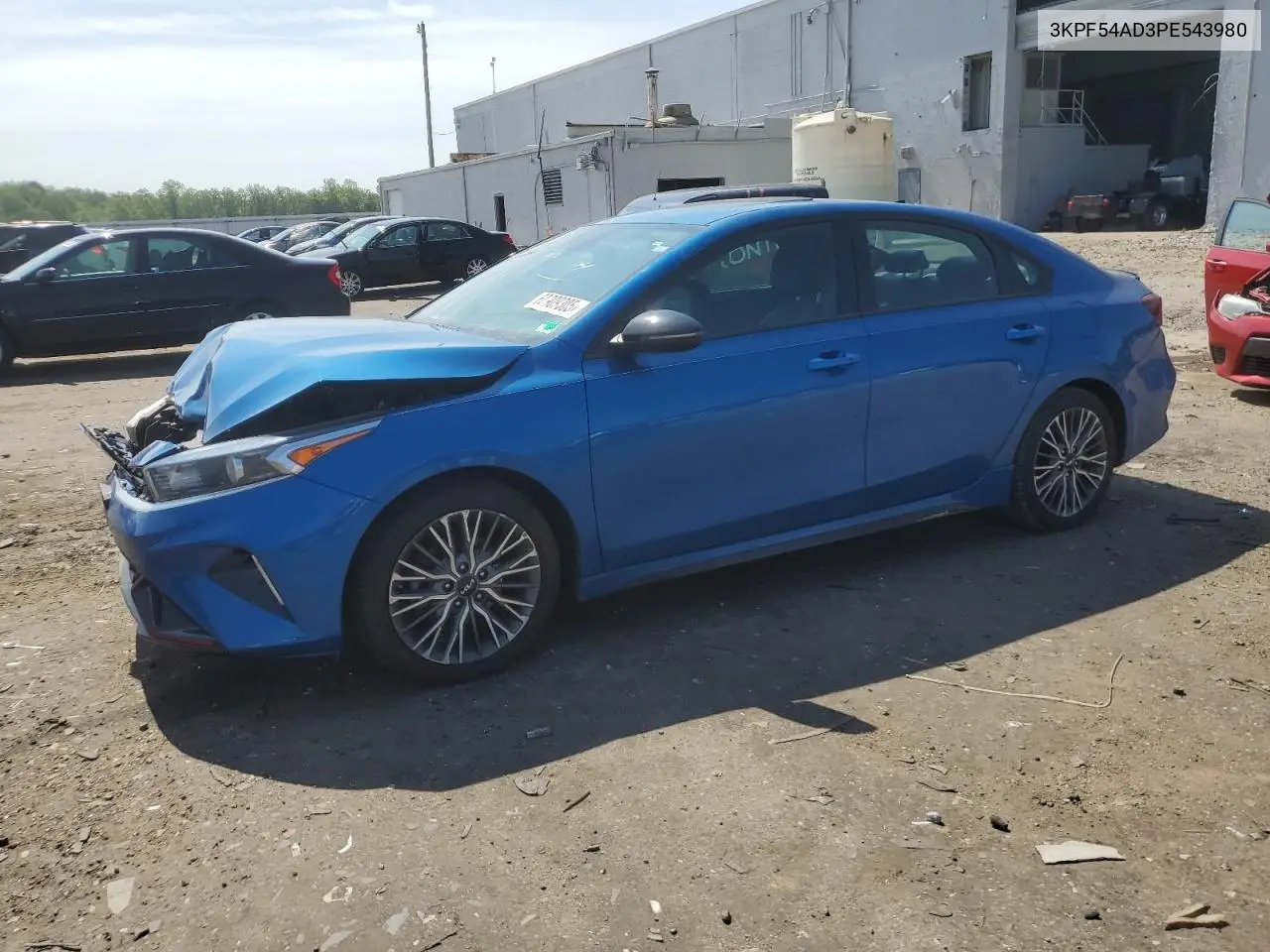2023 Kia Forte Gt Line VIN: 3KPF54AD3PE543980 Lot: 62909305