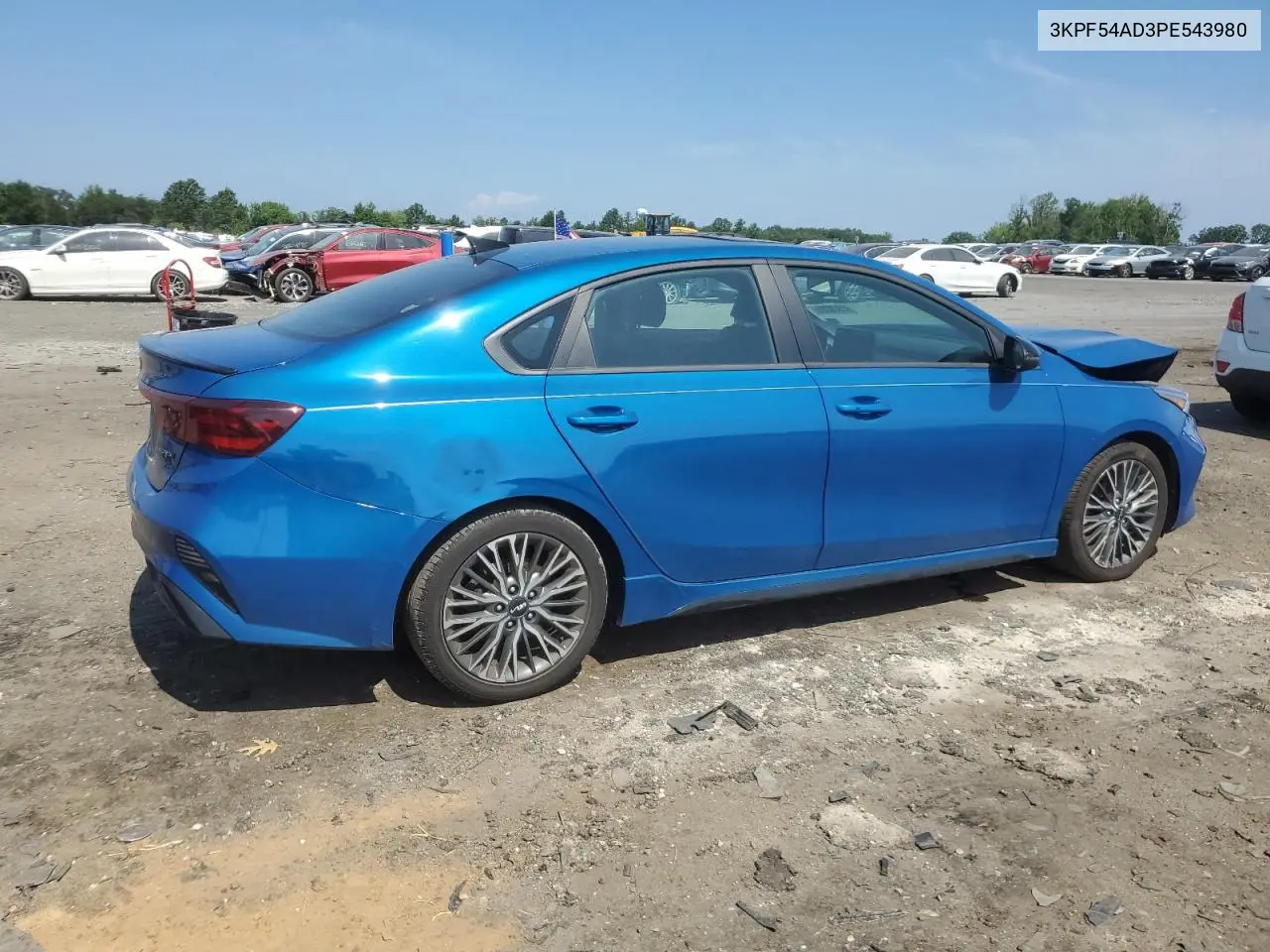 2023 Kia Forte Gt Line VIN: 3KPF54AD3PE543980 Lot: 62909305