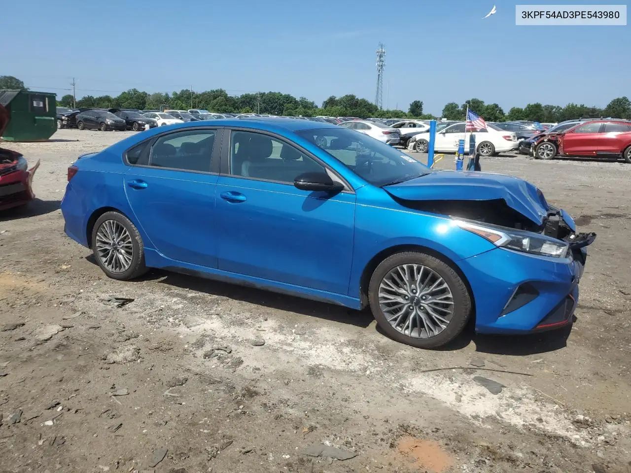 2023 Kia Forte Gt Line VIN: 3KPF54AD3PE543980 Lot: 62909305
