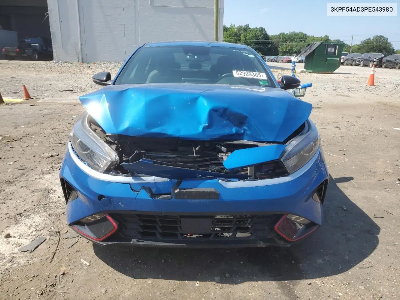 2023 Kia Forte Gt Line VIN: 3KPF54AD3PE543980 Lot: 62909305