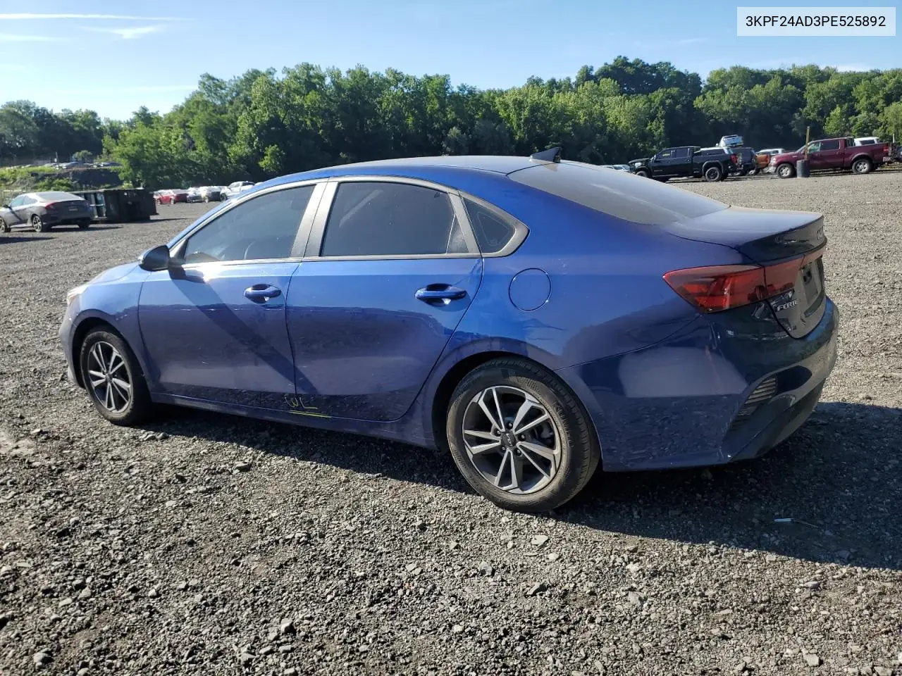 2023 Kia Forte Lx VIN: 3KPF24AD3PE525892 Lot: 65577335
