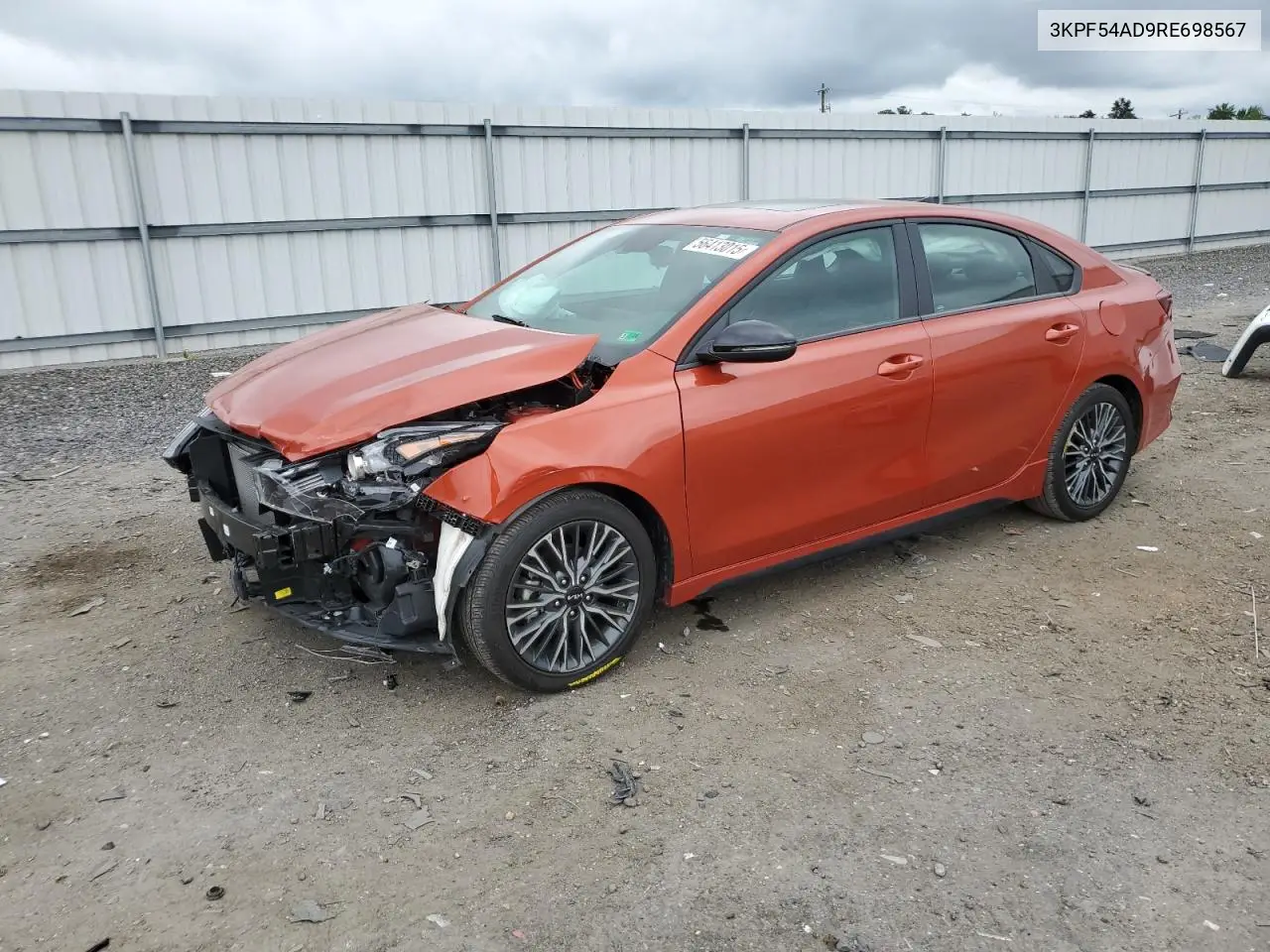 2024 Kia Forte Gt Line VIN: 3KPF54AD9RE698567 Lot: 56413015