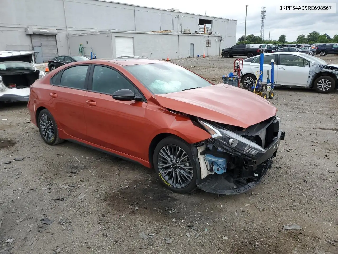 2024 Kia Forte Gt Line VIN: 3KPF54AD9RE698567 Lot: 56413015