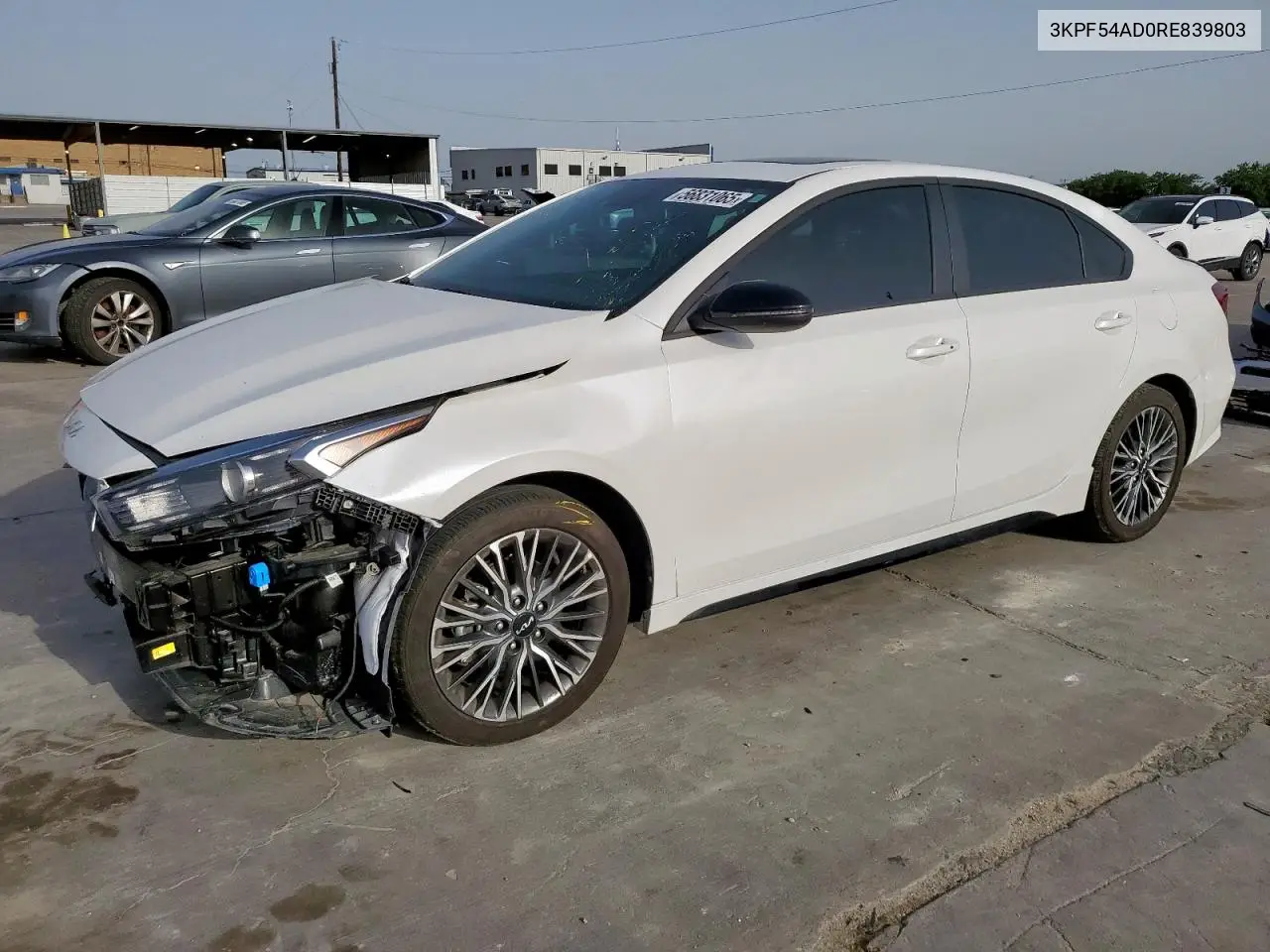2024 Kia Forte Gt Line VIN: 3KPF54AD0RE839803 Lot: 56831065