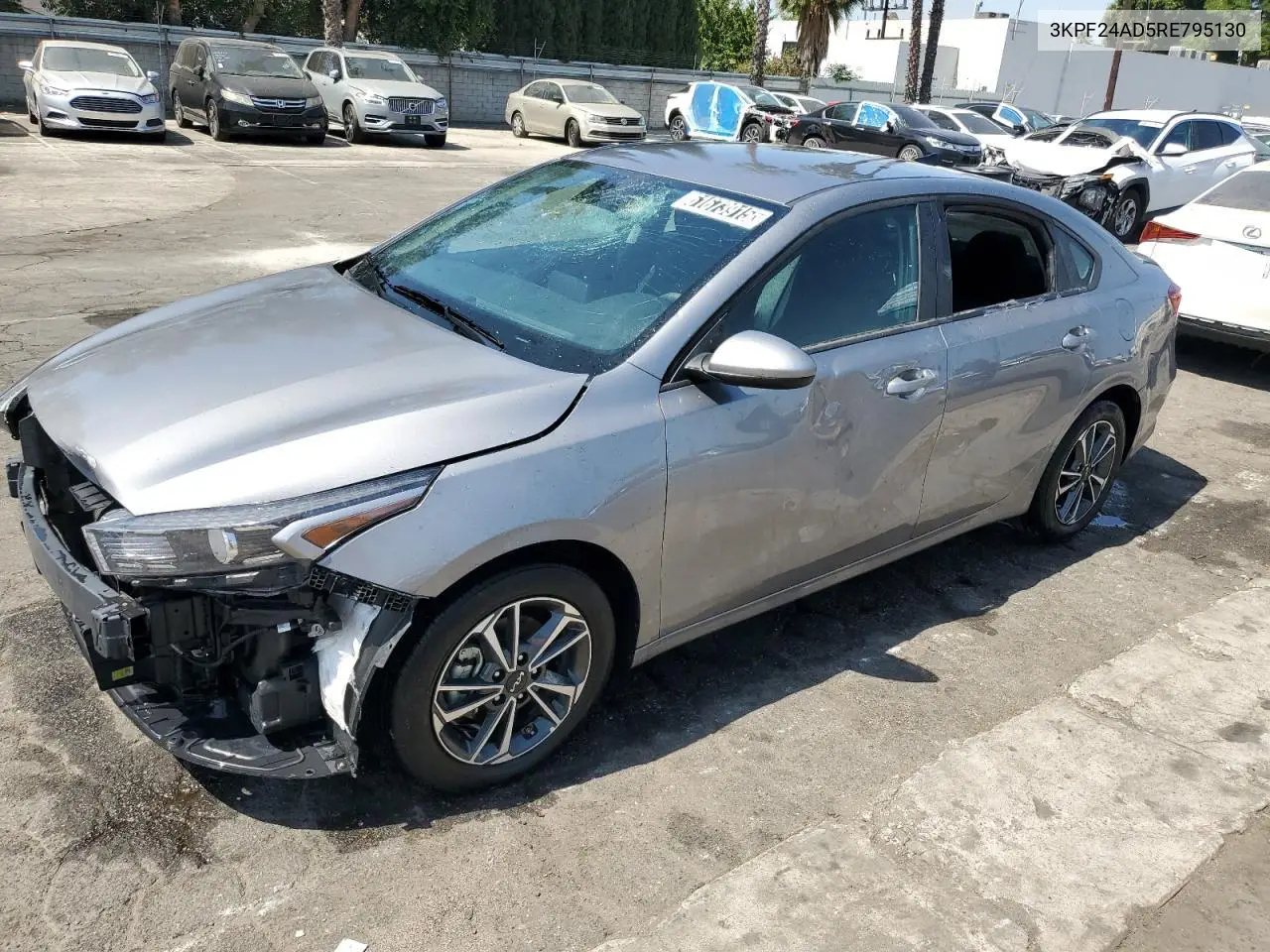 2024 Kia Forte Lx VIN: 3KPF24AD5RE795130 Lot: 61673915
