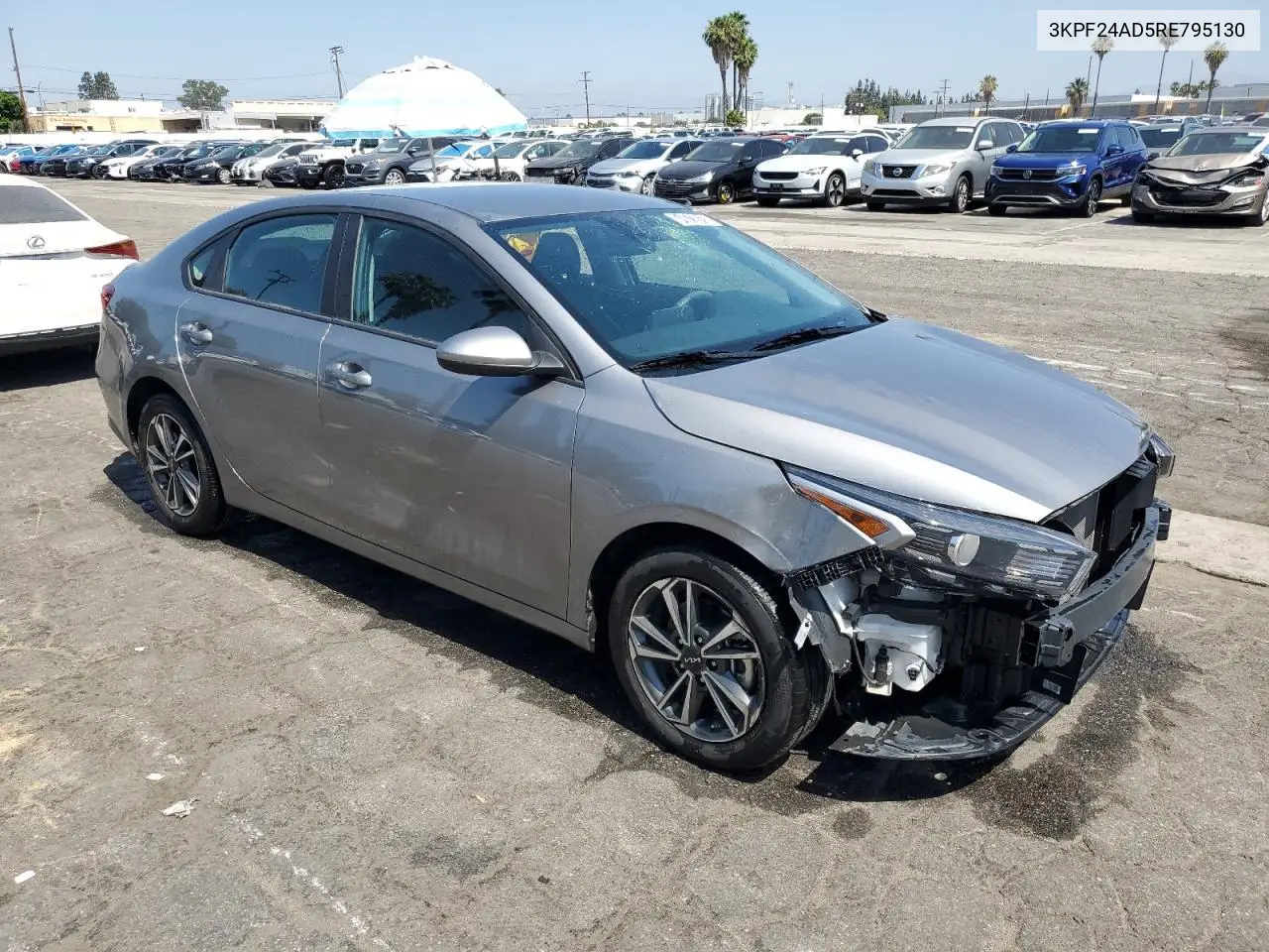 2024 Kia Forte Lx VIN: 3KPF24AD5RE795130 Lot: 61673915