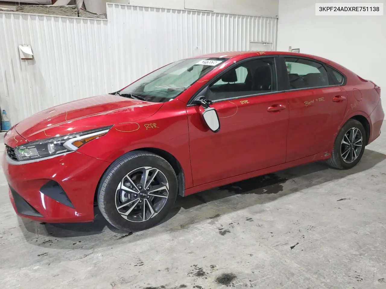 2024 Kia Forte Lx VIN: 3KPF24ADXRE751138 Lot: 62275535