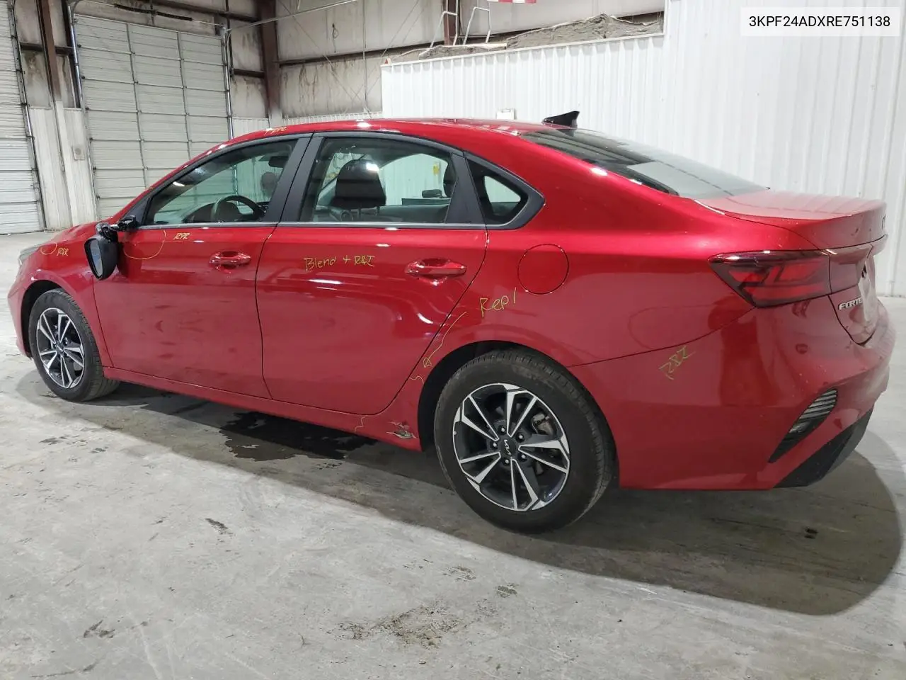 2024 Kia Forte Lx VIN: 3KPF24ADXRE751138 Lot: 62275535