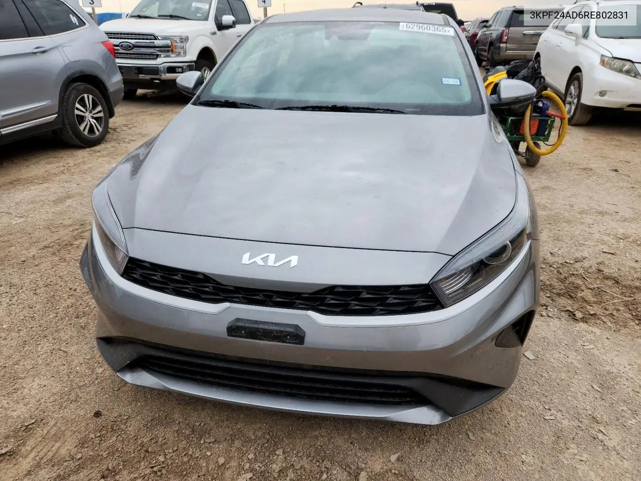 2024 Kia Forte Lx VIN: 3KPF24AD6RE802831 Lot: 62960365
