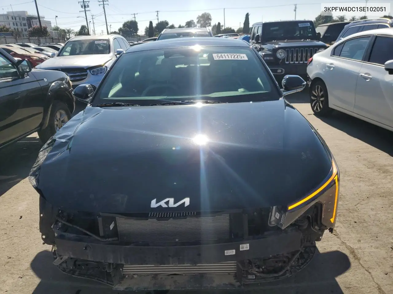 2025 Kia K4 Gt-Line Turbo VIN: 3KPFW4DC1SE102051 Lot: 64117225