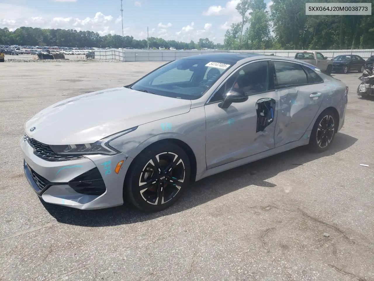 2021 Kia K5 Gt Line VIN: 5XXG64J20MG038773 Lot: 54147485