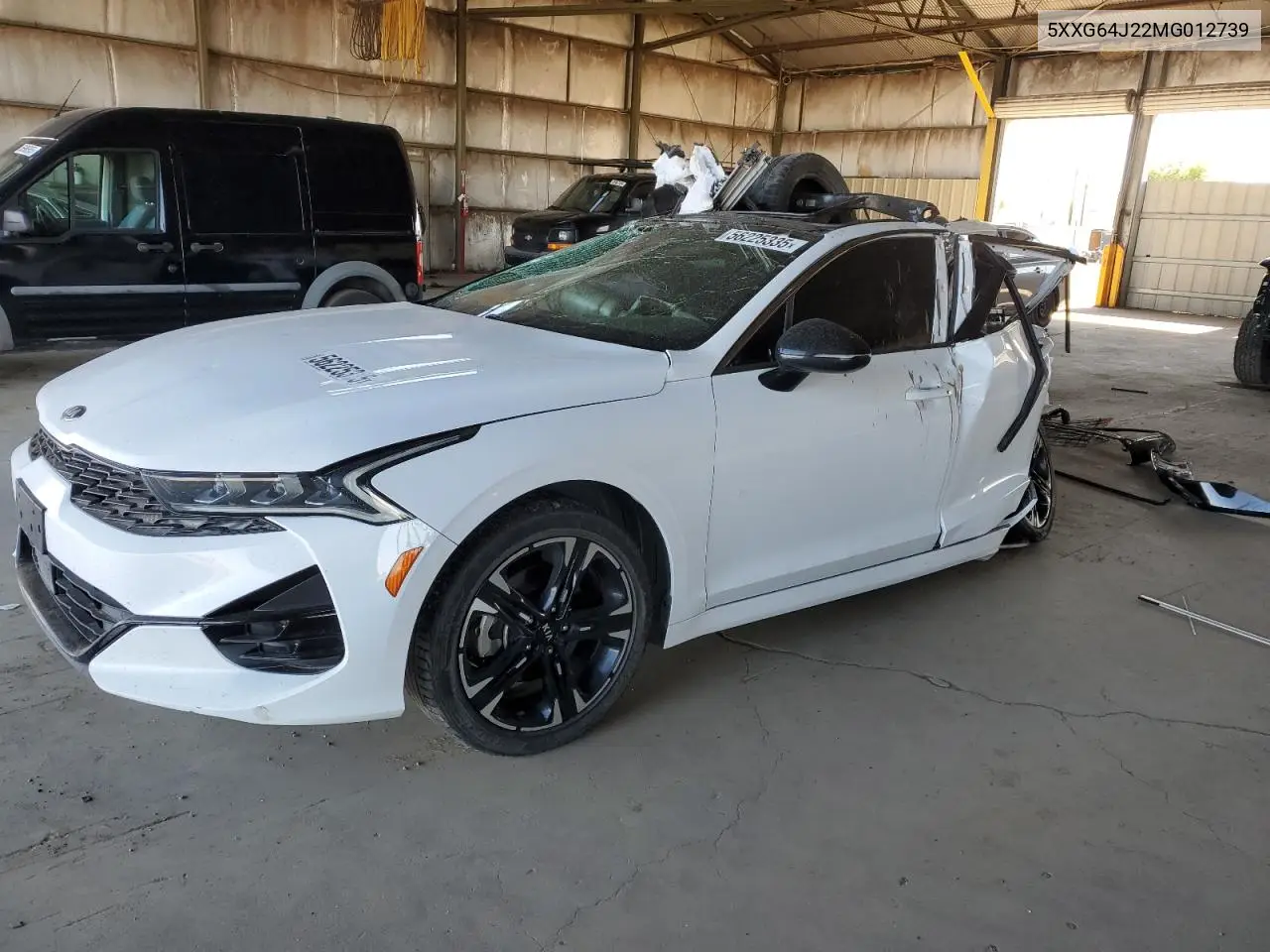2021 Kia K5 Gt Line VIN: 5XXG64J22MG012739 Lot: 56225335