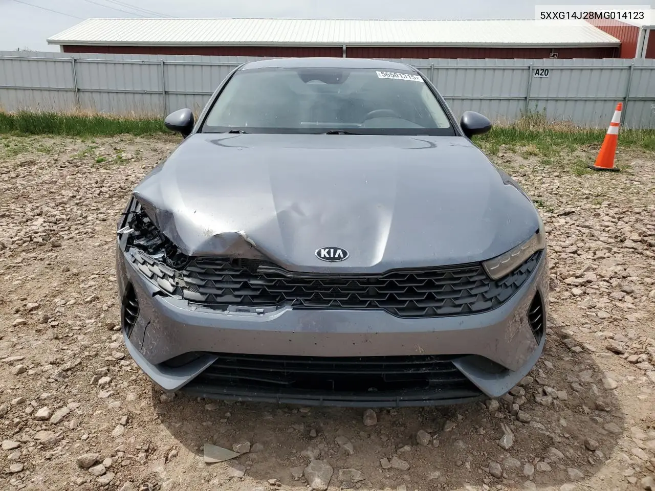 2021 Kia K5 Lxs VIN: 5XXG14J28MG014123 Lot: 56501315
