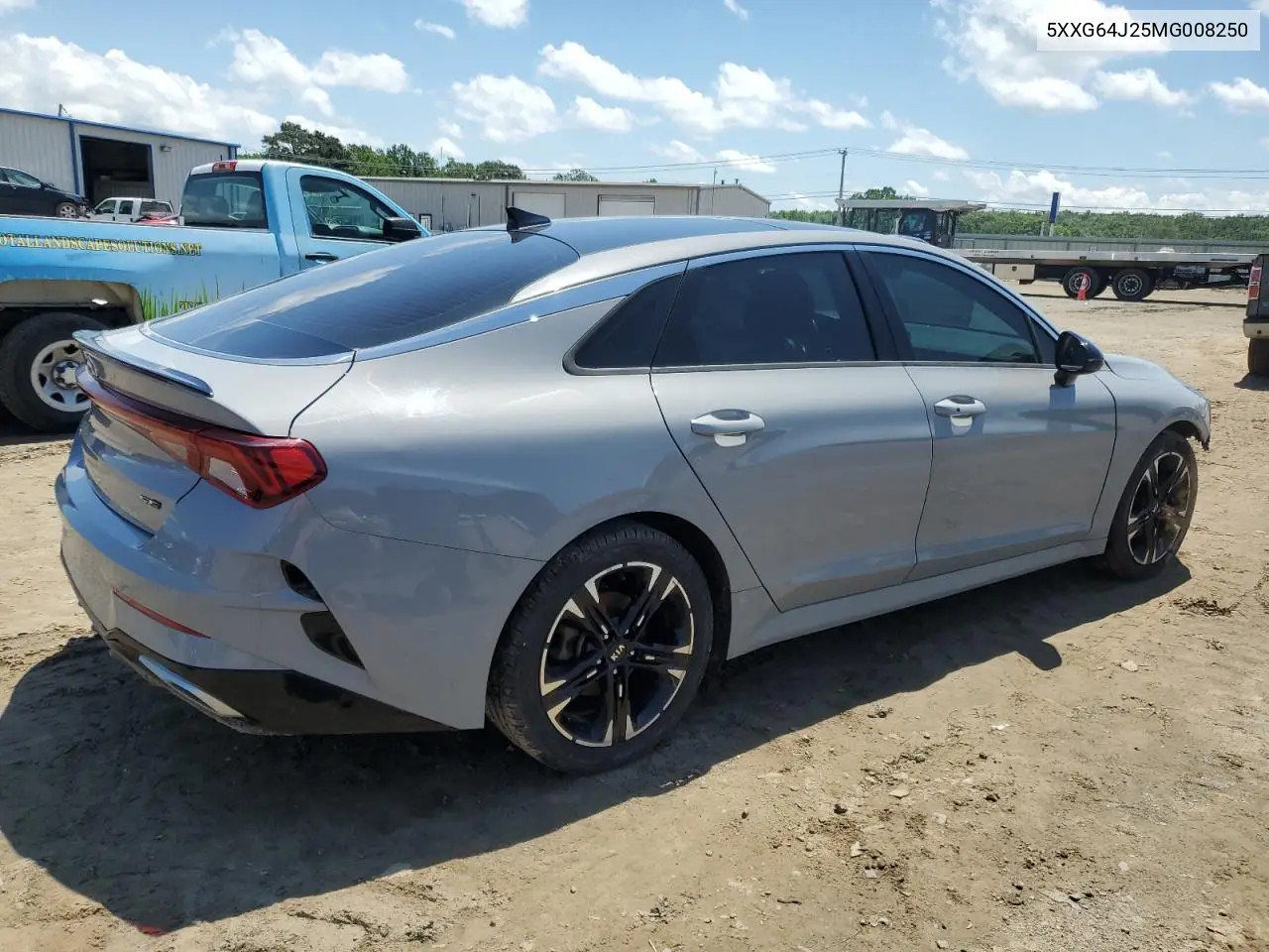 2021 Kia K5 Gt Line VIN: 5XXG64J25MG008250 Lot: 56875015