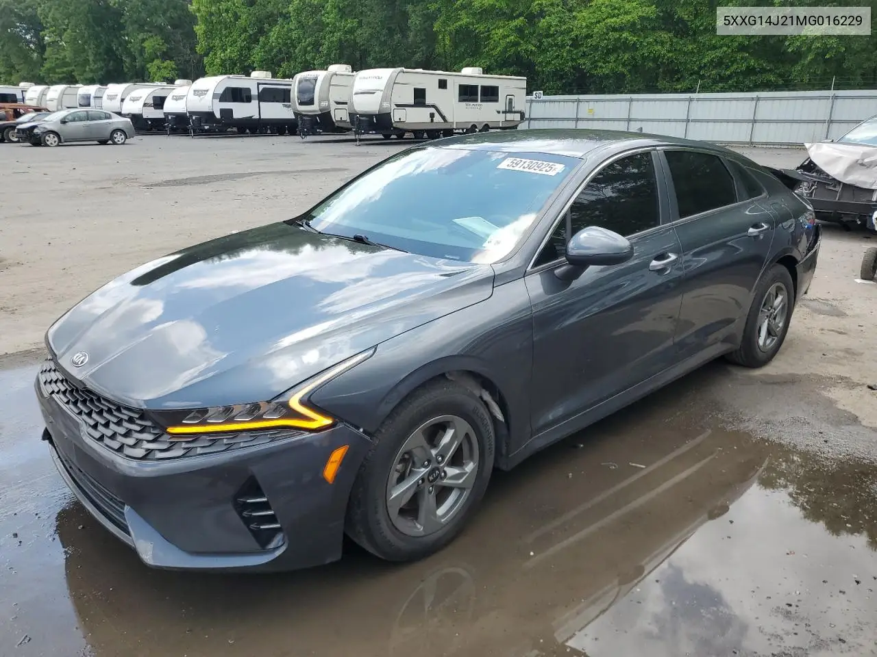 2021 Kia K5 Lxs VIN: 5XXG14J21MG016229 Lot: 59130925