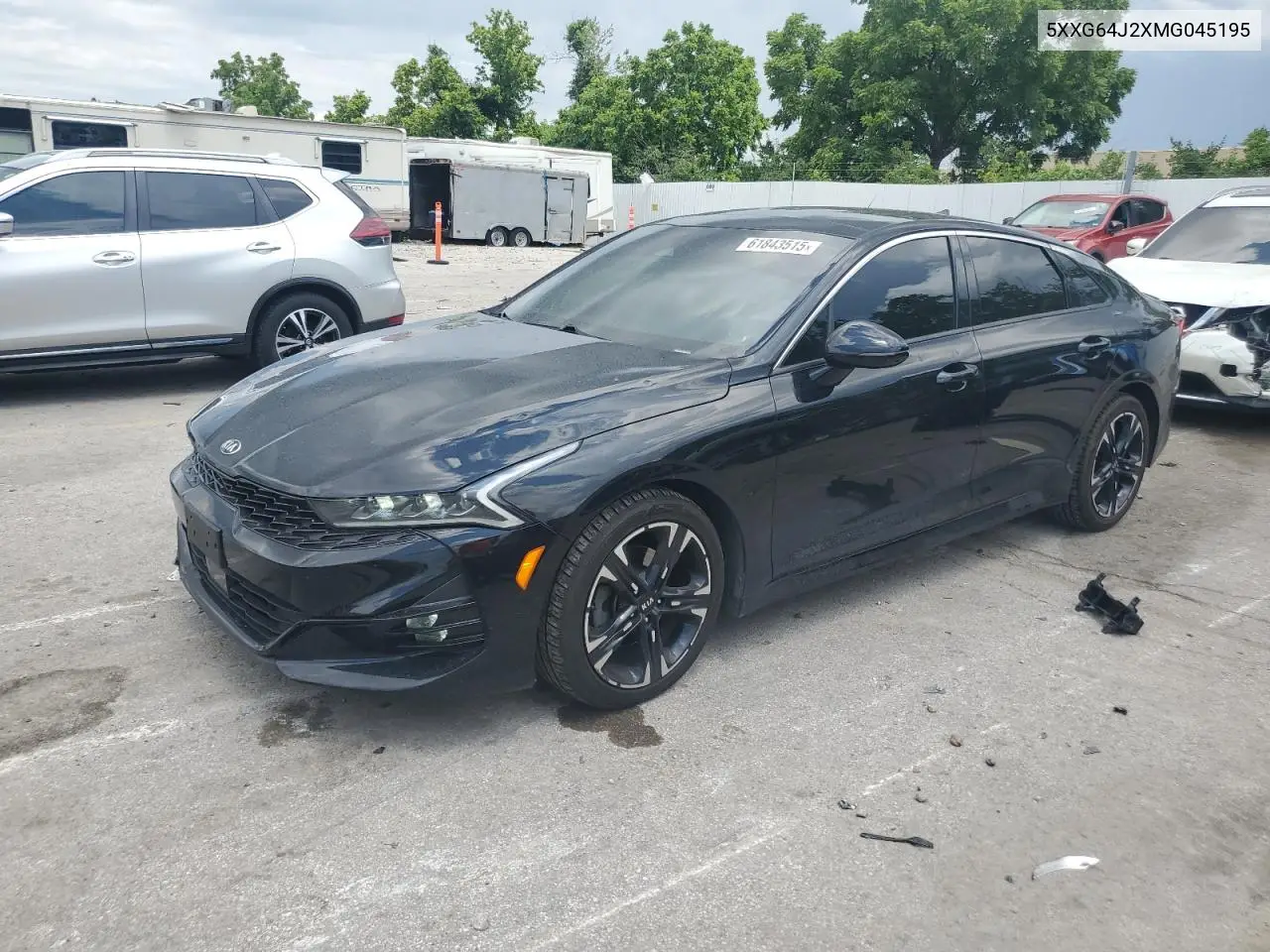 2021 Kia K5 Gt Line VIN: 5XXG64J2XMG045195 Lot: 61843515