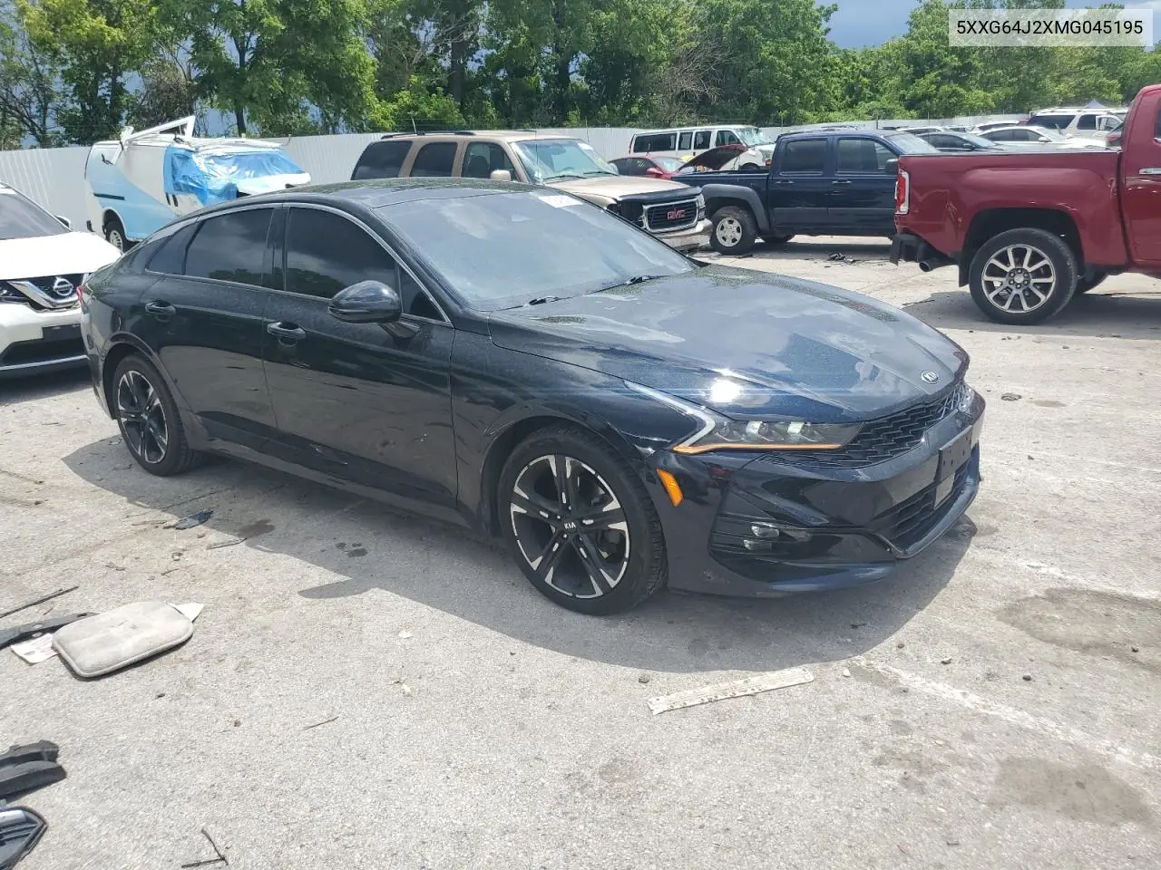 2021 Kia K5 Gt Line VIN: 5XXG64J2XMG045195 Lot: 61843515