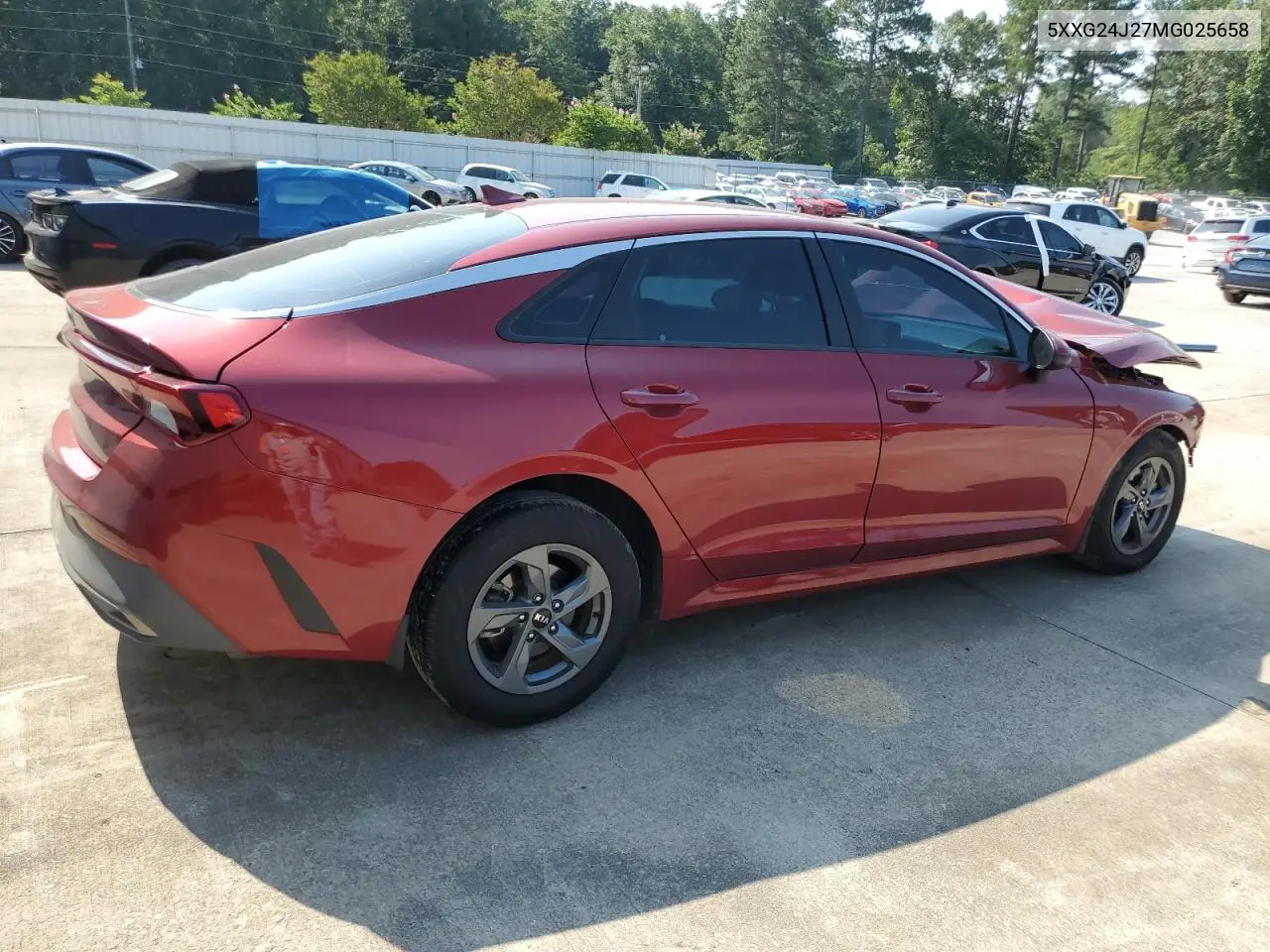 2021 Kia K5 Lx VIN: 5XXG24J27MG025658 Lot: 62010775