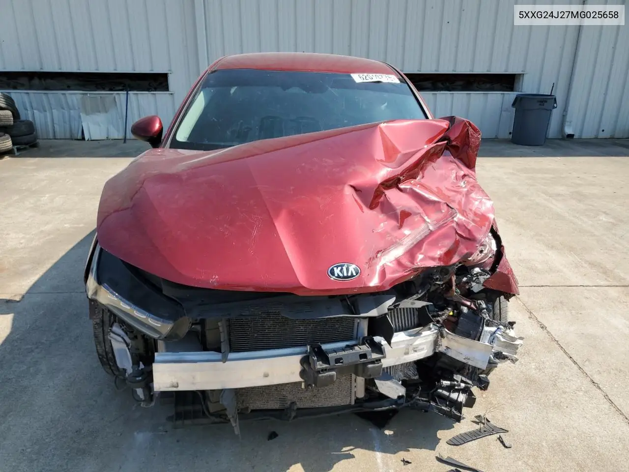 2021 Kia K5 Lx VIN: 5XXG24J27MG025658 Lot: 62010775