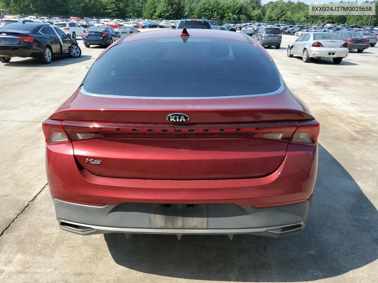 2021 Kia K5 Lx VIN: 5XXG24J27MG025658 Lot: 62010775