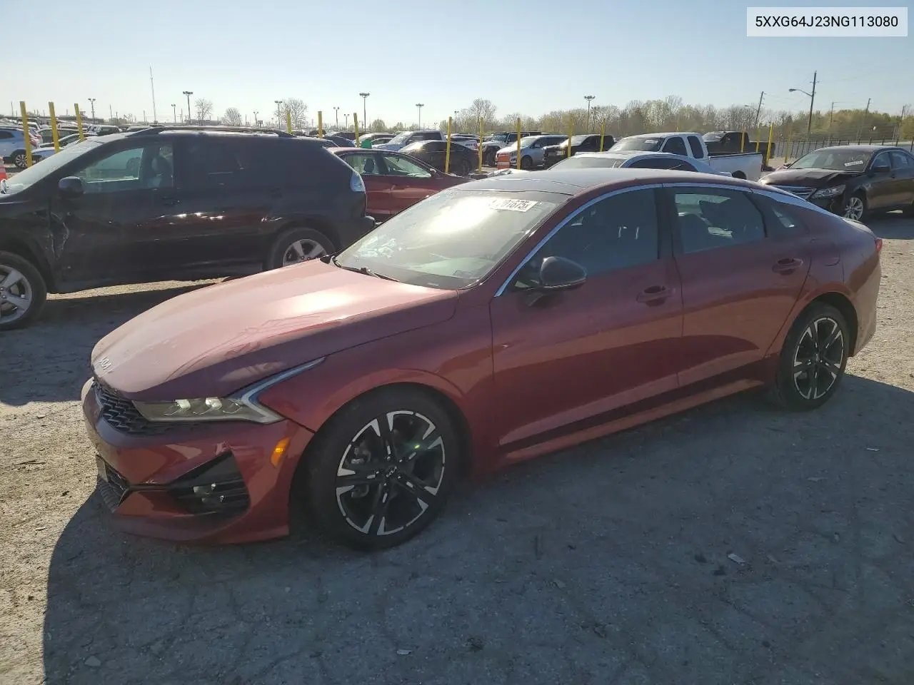 2022 Kia K5 Gt Line VIN: 5XXG64J23NG113080 Lot: 53201675