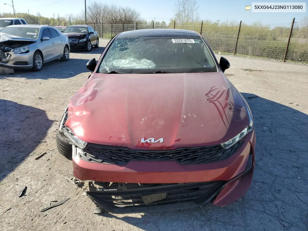 2022 Kia K5 Gt Line VIN: 5XXG64J23NG113080 Lot: 53201675