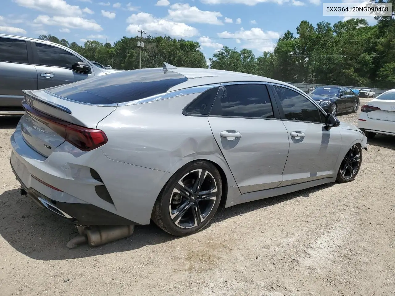 2022 Kia K5 Gt Line VIN: 5XXG64J20NG090468 Lot: 55040045