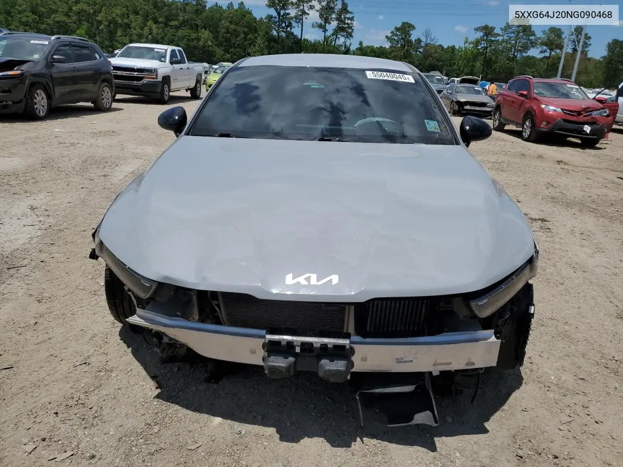 2022 Kia K5 Gt Line VIN: 5XXG64J20NG090468 Lot: 55040045