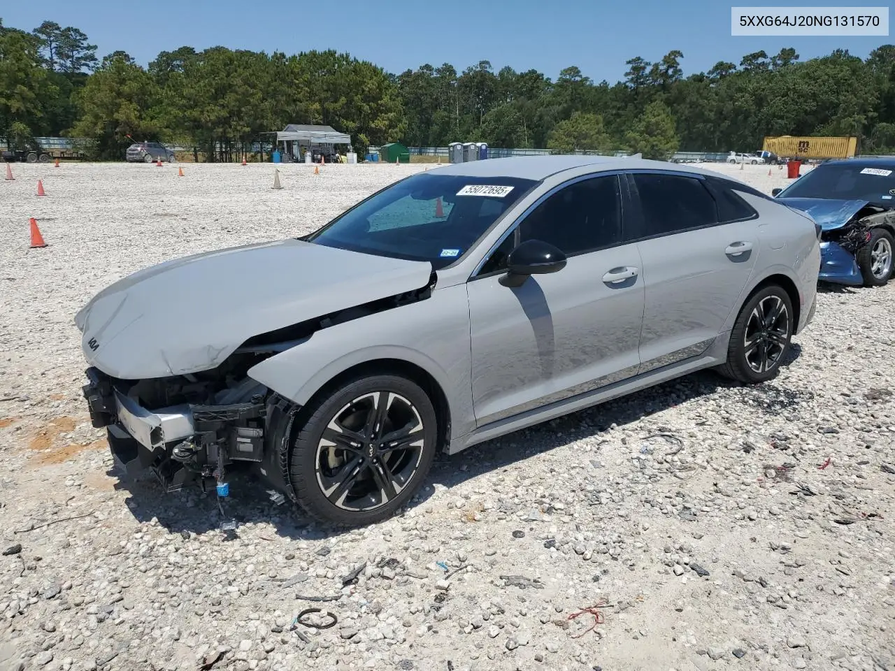 2022 Kia K5 Gt Line VIN: 5XXG64J20NG131570 Lot: 55072695