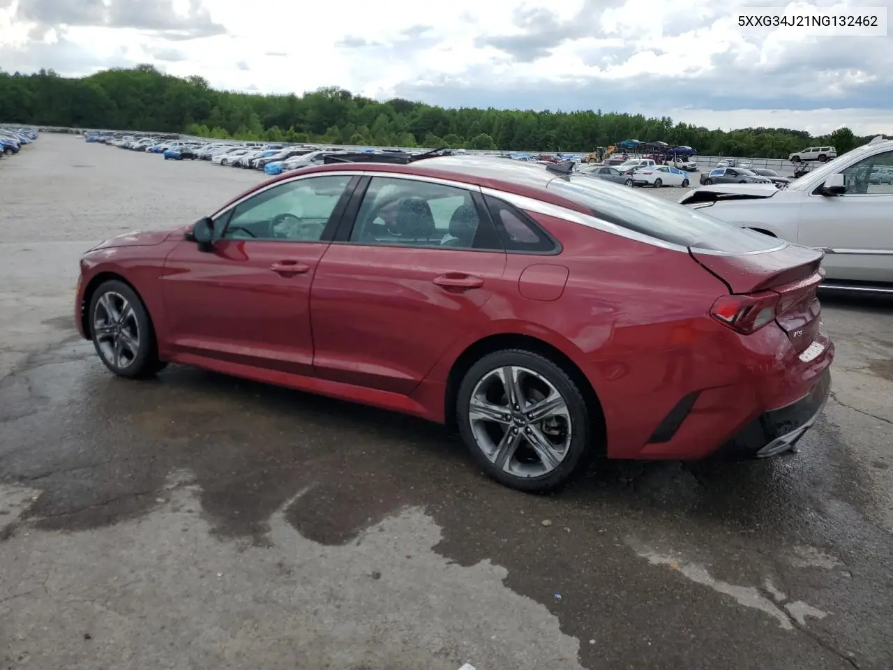 2022 Kia K5 Ex VIN: 5XXG34J21NG132462 Lot: 56170135