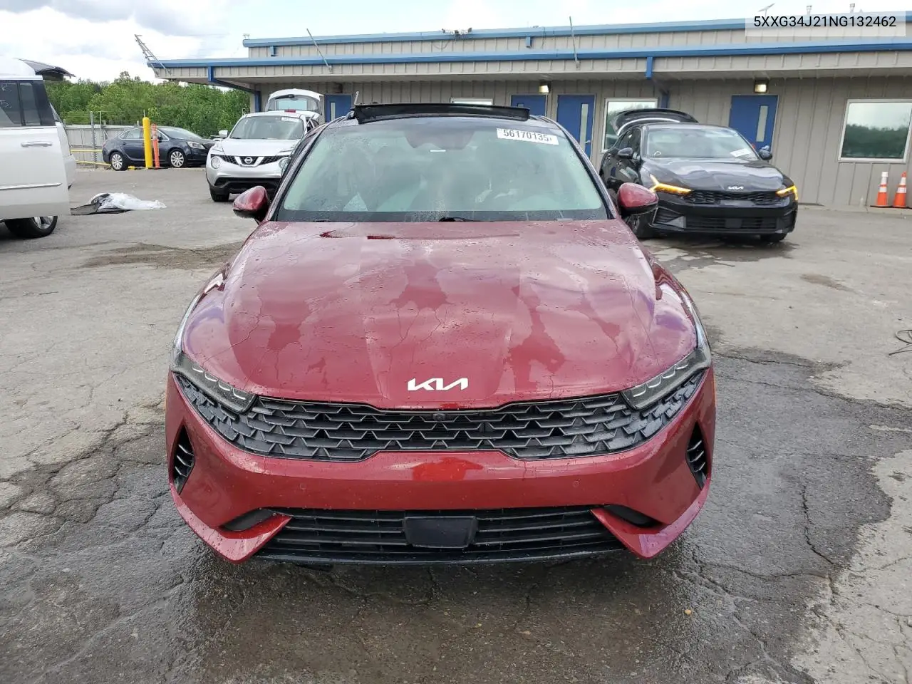 2022 Kia K5 Ex VIN: 5XXG34J21NG132462 Lot: 56170135