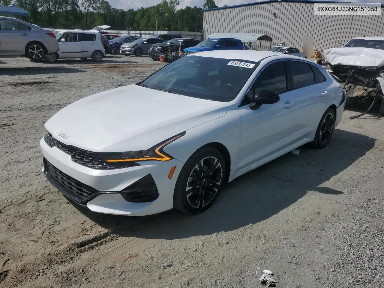 2022 Kia K5 Gt Line VIN: 5XXG64J23NG151358 Lot: 56297245