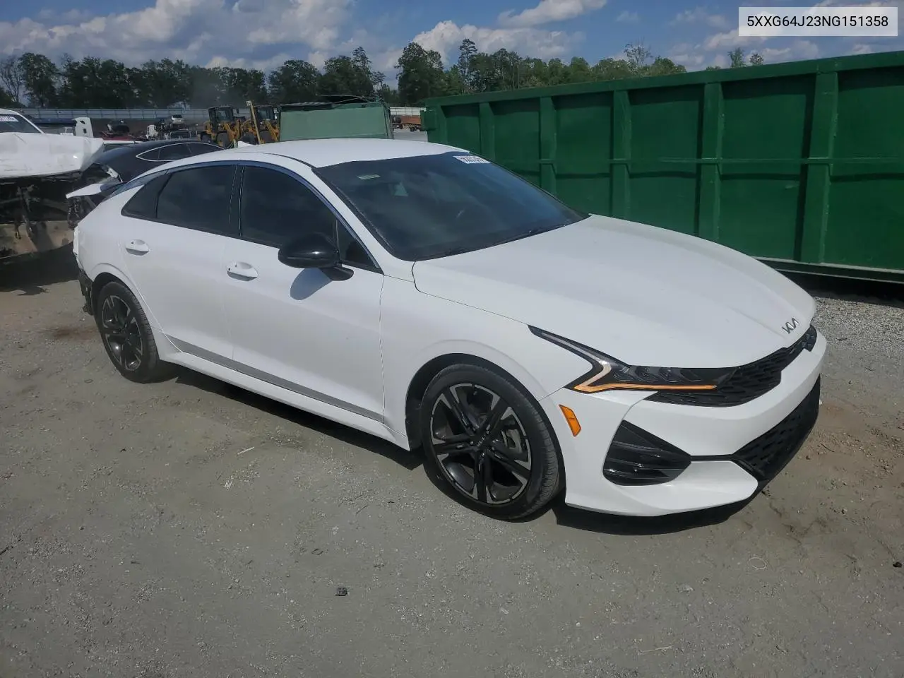 2022 Kia K5 Gt Line VIN: 5XXG64J23NG151358 Lot: 56297245