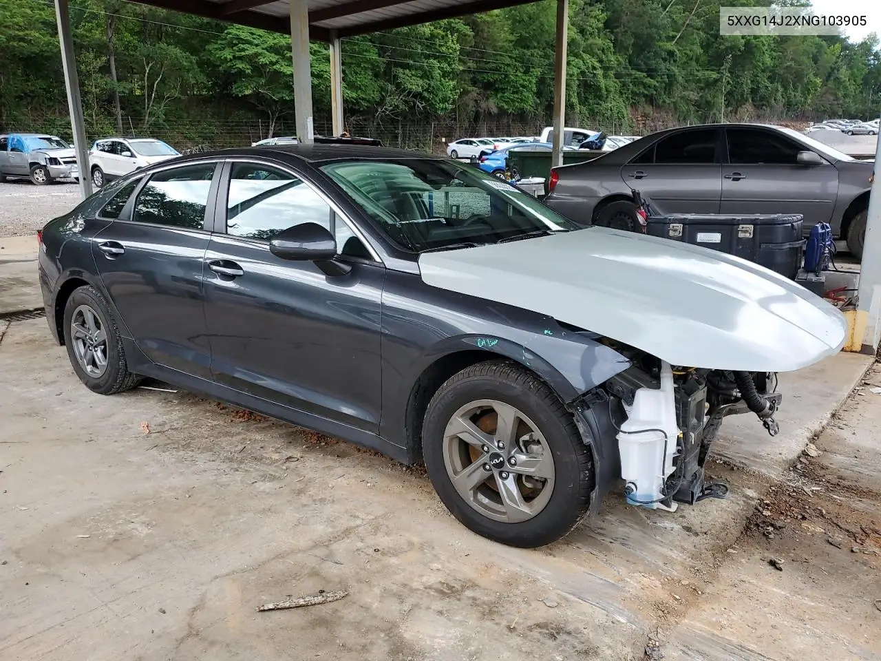 2022 Kia K5 Lxs VIN: 5XXG14J2XNG103905 Lot: 56506555